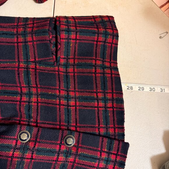 ✨ Pendleton Classic Wool Blazer – Size 16 – Red & Green Tartan Plaid ✨ - Picture 10 of 10